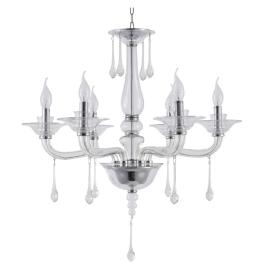 Crystal Lux MONICA SP6 CHROME/TRANSPARENT Crystal Lux