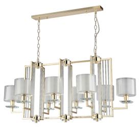 Crystal Lux NICOLAS SP8 L1000 GOLD/WHITE Crystal Lux