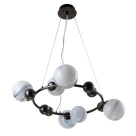 Crystal Lux SALVADORE SP6H BLACK CHROMIUM Crystal Lux