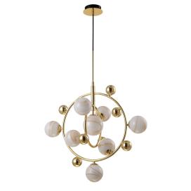 Crystal Lux SALVADORE SP8V GOLD Crystal Lux