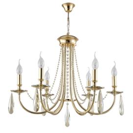 Crystal Lux VICTORIA SP6 GOLD/AMBER Crystal Lux