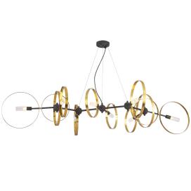 Crystal Lux ARMONICA SP8 BLACK/BRASS V2 Crystal Lux