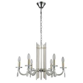 Crystal Lux AURELIO SP6 GOLD+CHROME/TRANSPARENT Crystal Lux