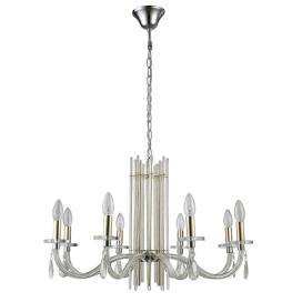 Crystal Lux AURELIO SP8 GOLD+CHROME/TRANSPARENT Crystal Lux