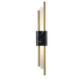 Crystal Lux CARTA AP6W LED BLACK/BRASS Crystal Lux