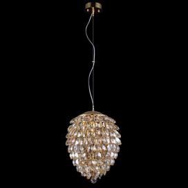 Crystal Lux CHARME SP3+3 LED GOLD/AMBER Crystal Lux
