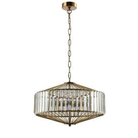 Crystal Lux FIESTA SP5 BRASS/TRANSPARENTE Crystal Lux