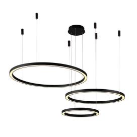 Crystal Lux FORTUNA SP158W LED D400+600+800 BLACK Crystal Lux