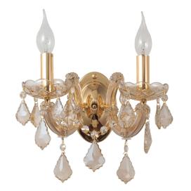 Crystal Lux INES AP2 GOLD/AMBER Crystal Lux