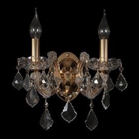 Crystal Lux INES AP2 GOLD/TRANSPARENT Crystal Lux