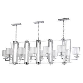 Crystal Lux NICOLAS SP12 L1600 NICKEL/WHITE Crystal Lux