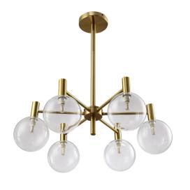 Crystal Lux ANDRES SP6 BRONZE/TRANSPARENTE Crystal Lux