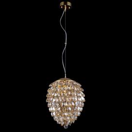 Crystal Lux CHARME SP3+3 LED GOLD/AMBER Crystal Lux