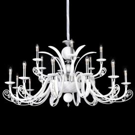 Crystal Lux LETISIA SP12+6 WHITE Crystal Lux