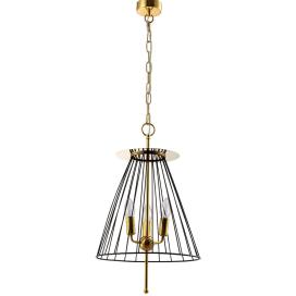 Crystal Lux MODESTO SP3 BLACK/GOLD Crystal Lux