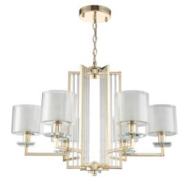 Crystal Lux NICOLAS SP-PL6 GOLD/WHITE Crystal Lux