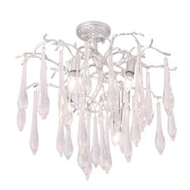 Crystal Lux REINA PL5 D600 SILVER PATINA Crystal Lux