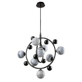 Crystal Lux SALVADORE SP8V BLACK CHROMIUM Crystal Lux